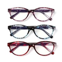 New Reading Glasses Unisex Vintage Print Anti Blue Light Presbyopic Glasses Transparent Optical Eyeglasses Diopter 1.0 4.0