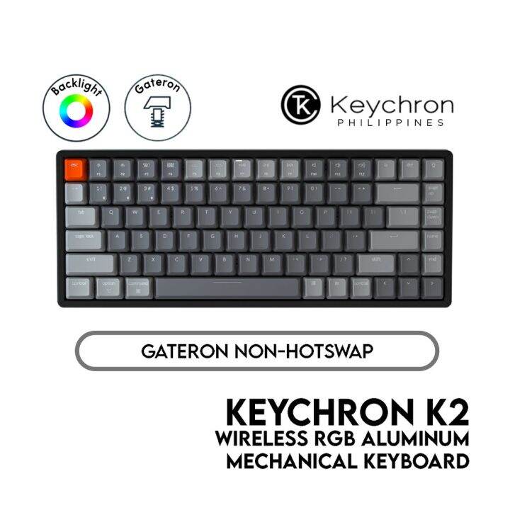 Keychron K2 Mechanical Keyboard (75% Layout, Wired/Bluetooth, RGB ...