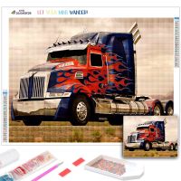 Diamond Painting New Arrivals Truck Mosaic Scenery Diamond Art Full Drill Embroidery Farmhouse Cross Stitch Kits Home Decor