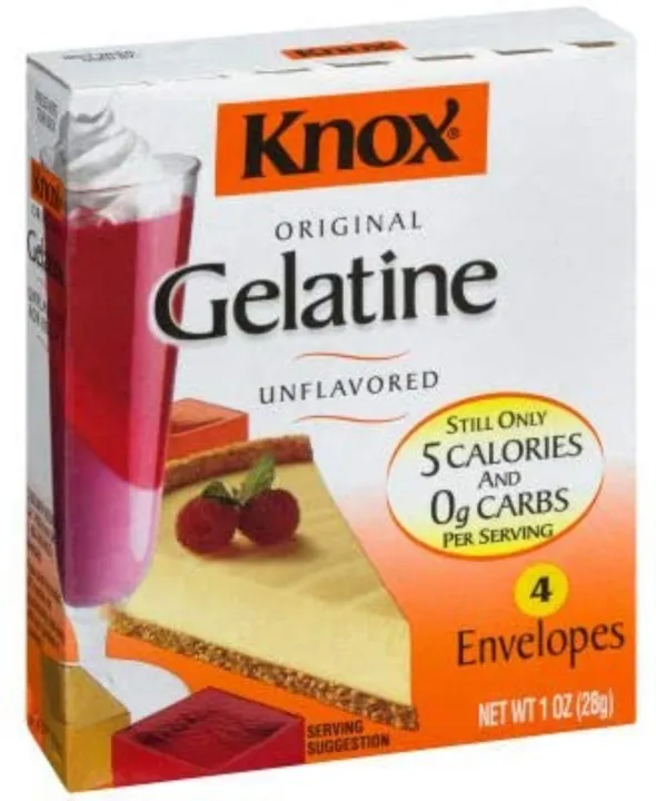Knox Original Unflavor Gelatine Lux gelatin powder mousse pudding