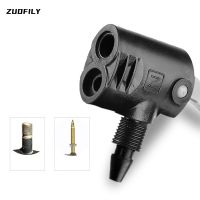 1PC Bicycle Pump Nozzle Hose Adapter Dual Head Pumping Parts Service Accessories F/V Service A/V Schrader/Presta Valve Converter