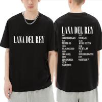 Limited Lana Del Rey Ldr Sailing T-shirt Men Casual Loose T Shirts Unisex Vintage Streetwear Man Hip Hop Oversized Tshirt