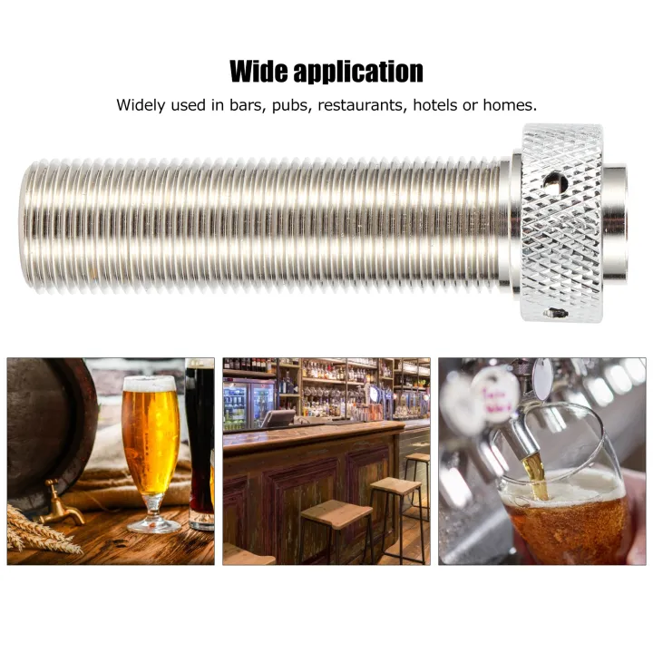 Beer Tap Faucet Long Shank 98.5mm G5/8in Thread Easy Installation for Adjustable Beer Tap Practical Beverages Beer Kegs Connection Accessories