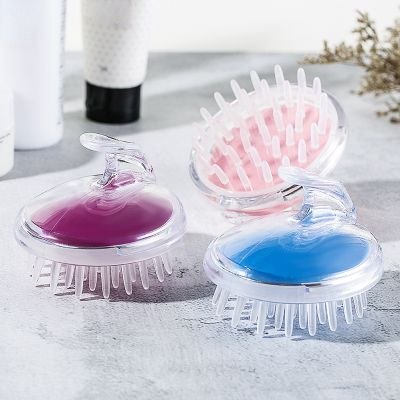 ‘；【。- Silicone Head Body Massager Shampoo Scalp Massage Brush Hair Washing Comb Body Shower Brush Bath Spa Slimming Massage Brush