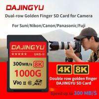 การ์ดเก็บข้อมูลหน่วยความจำดิจิตอล HD Xqd 300ม. 64 128 512GB C10 DAJINGYU สำหรับถ่ายภาพ V90การ์ด SD ความเร็วสูง