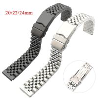 316L Solid Stainless Steel Watch Strap 20mm 22mm 24mm for Seiko for Rolex Water Ghost Diving Watch Band Luxury Men Wrist Band