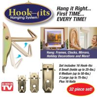 Hook - Its Wall Hanging System ตะขอติดผนัง  ตะขอเกี่ยว ตะขอแขวนของ ตะขอเหล็ก ที่แขวนรูปภาพ ที่แขวนรูปผนัง