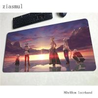 Final Fantasy xiv Pad 800x400x3mm xl แผ่นรองเมาส์สำหรับเล่นเกม แผ่นรองเมาส์สำหรับแป้นพิมพ์ แผ่นรองเมาส์แล็ปท็อปยางธรรมชาติ