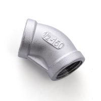 【YF】❏卍✳  1/4 - 2 BSP Female Thread 304 45 Elbow DN8 DN50 Pipe Fitting SS304 Joint