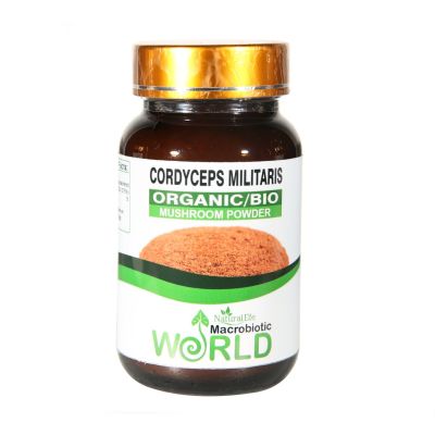 🌿Premium Organic🌿 Cordyceps Militaris Powder  ผงถั่งเช่าสีทอง 100g