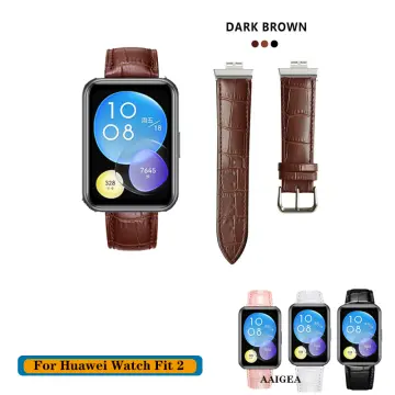 Huawei Watch Fit 2 Leather Strap (Brown)