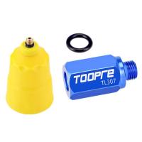 Oil Funnel Adapter Set Filling Funnel for Oil Change Aluminum Alloy Oil Changing Supplies for Mountain Bikes Folding Bikes and Road Bikes steadfast