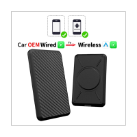 1 Piece Wireless CarPlay Adapter Car AI Box Android 11 System Mini Dongle Wired Auto to Wireless Connected CarPlay Dongle Black