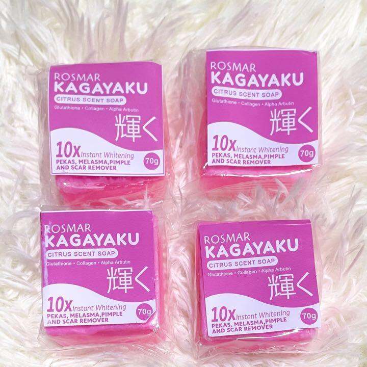 Rosmar Kagayaku Citrus Scent Soap 10x Instant Whitening Pekas Melasma