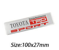 เพจโลโก้ อลูมิเนียม ทีอาร์ดี โตโยต้า แต่ง TRD Metal Car Body Nameplate Sticker for Toyota Vios High Lander Land Cruiser Corolla 4runner Camry