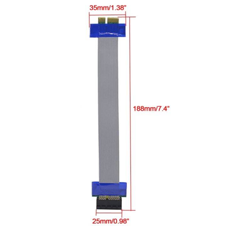 คอมพิวเตอร์-pci-e-ขยายอะแดปเตอร์เคเบิ้ล-pcie-x1ชายกับหญิงแปลงสำหรับกราฟิกการ์ดขยายพลังงานสายที่มีความยืดหยุ่น