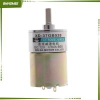 มอเตอร์เกียร์ BNHOMEE DC12V 10W 600RPM Cw/ccw มอเตอร์เกียร์ Motor Listrik