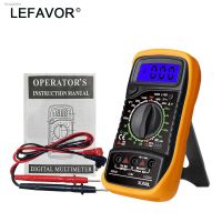 ㍿ XL830L Handheld Digital Multimeter LCD Backlight Portable AC/DC Ammeter Voltmeter Ohm Voltage Tester Meter Multimetro