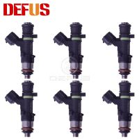 DEFUS 6X 0280158041 Bico หัวฉีดหัวฉีดสำหรับ Peu Geot 407 607 Cit Roen C5 C6 Renault Laguna 3.0L V6 041190052 9648129380