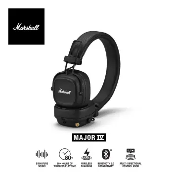 Marshall Major IV Bluetooth Black Headphones — Fair Deal Music