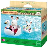 Sylvanian Families Swan Boat Set Nack 10ex ตุ๊กตา ซิลวาเนียน แฟมิลี่ ของแท้