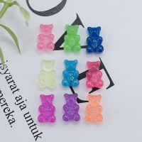 36pcs nail art decoration Mini Resin Bear Gummy bear Flatback Cabochon Miniature pattern applique ornament craft DIY scrapbook