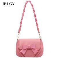 IELGY โบว์สไตล์เกาหลีทุกการแข่งขันกระเป๋า Messenger ของผู้หญิงหลายสีเป็นตัวเลือก