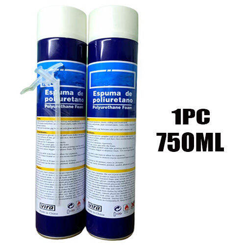 WHITE/BLUE (750ml) Wall Sealant Spray Fills Cracks Vents Gaps Around