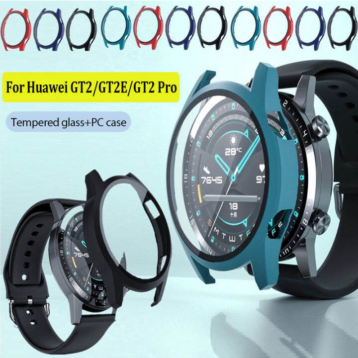 Glass Case for Huawei Watch GT 2 2e 46mm 42mm Accessories Full