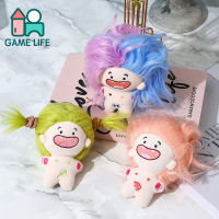 Game Life มินิ10ซม. ตุ๊กตาของเล่นตุ๊กตา ตลกน่ารักทอดผม DIY ทรงผมเด็ก  ตุ๊กตาไร้ฟัน 12 กลุ่มดาว พวงกุญแจตุ๊กตาผ้าฝ้ายไร้ฟัน