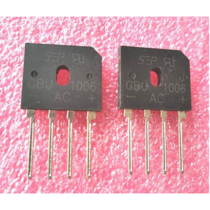 ((5pcs) gbu1006 10A 600V rectifier flat bridge stacked Bridge | Lazada PH