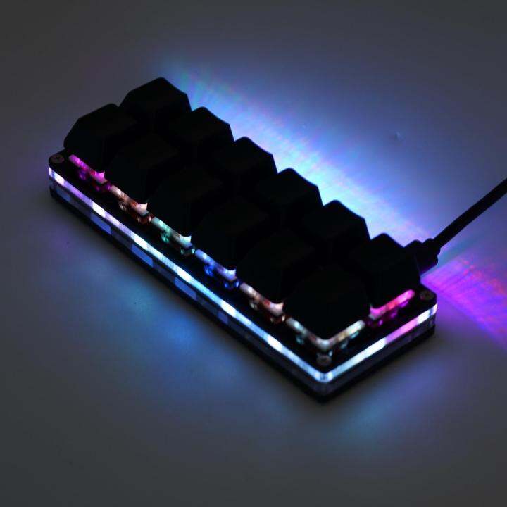 Mini Black 12 Key Mechanical Keyboard Gaming Keyboard Sayo Device
