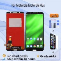 จอ LCD แบบดั้งเดิมสำหรับการแสดงอะไหล่หน้าจอ LCD Motorola MOTO G6 Plus ด้วยการสัมผัสหน้าจอแตกด้วยเครื่องมือฟรีกรอบ