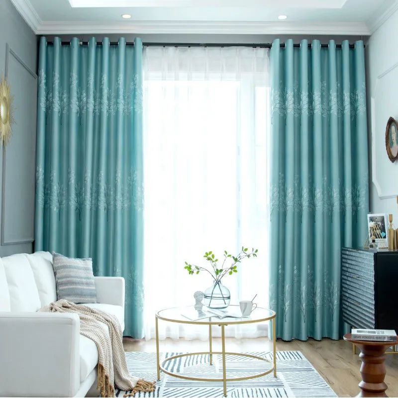 Blue Sitting Room Curtains Matttroy