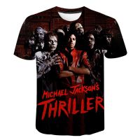 Michael Jackson T-Shirt Legendary Singer 3D Print Streetwear Men Women Fashion Short Sleeve T Shirt Hip Hop Tshirt Tops Clothing