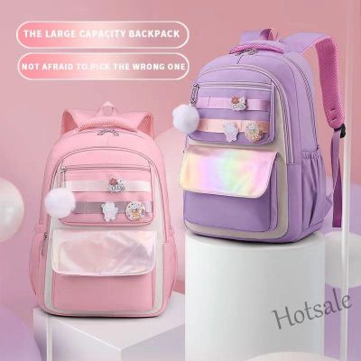 【hot sale】☽☋□ C16 [Ready Stock] Schoolbags Primary School Students Girls New Style Waterproof Dirt-Resistant Two Three To Six Grades Large-Capacity Multi-Layer Princess Children Backpacks Bags