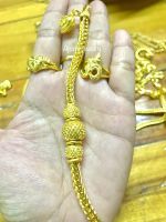 apata jewelry สร้อยข้อมือผู้หญิง ข้อมือทองชุบ ชุบทองไม่ลอกไม่ดำ ลายสี่เสา3โอ่งสุโขทัย 3บาท ใช้บล็อคทองแท้ ลายละเอียดของงานเหมือนทุกจุด