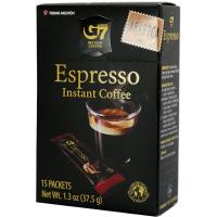 กาแฟดำเอสเพรสโซ G7 Espresso กาแฟอาราบิก้า 100% แบบสำเร็จรูป 1 กล่องมี 15 ซอง