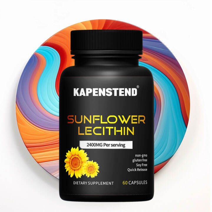 Sunflower Lecithin Capsules Improve Liver Function, Memory Booster