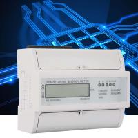 【Ready Stock】230/400V 5-100A Energy Consumption Digital Electric Power Meter 3 Phase KWh Meter with LCD