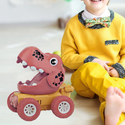 segolike Cute Dinosaurs Car Cartoon Inertial Model for Toddler