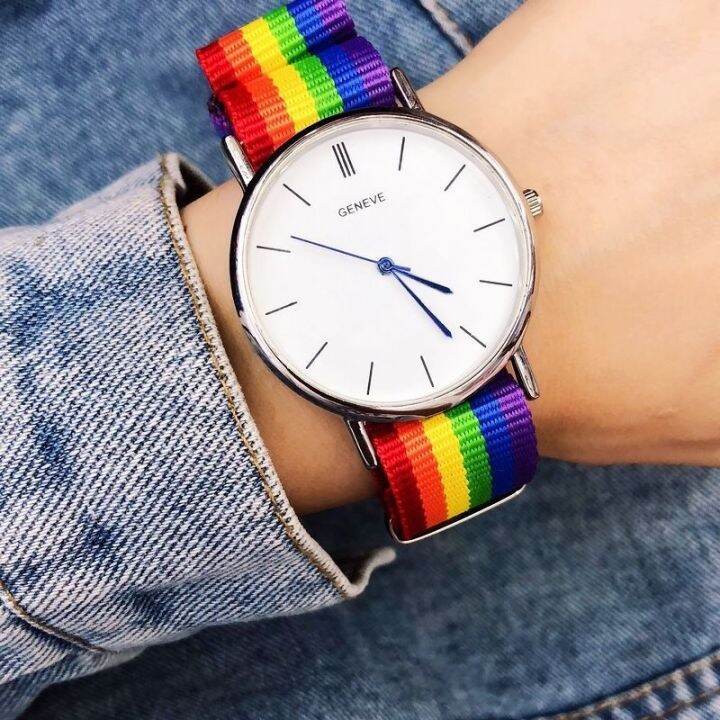 hot-seller-douyin-explosion-fashion-colorful-simple-rainbow-strap-male-and-female-watches-student-watch