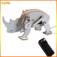 [Ready Stock] Wooden Creative Remote Control Animal Material Kit Technology Small Invention Puzzle Electric Assembling Toy Educational Props