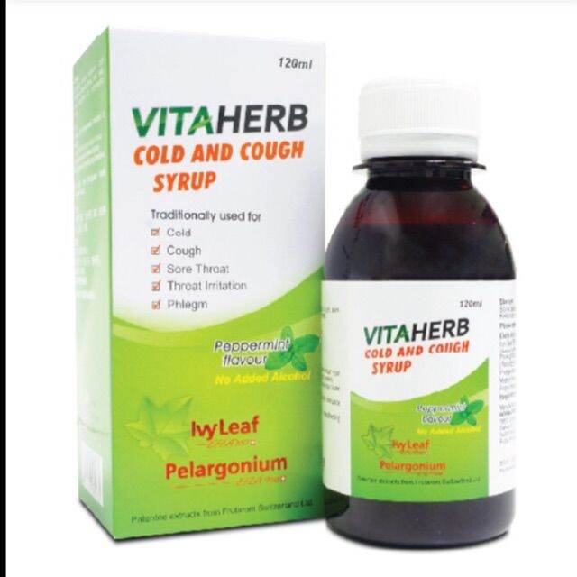 Vitaherb Cold and Cough Syrup 120ml Lazada