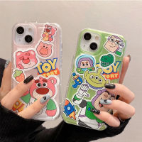 เคสโทรศัพท์มือถือ TPU ใส กันกระแทก ลายการ์ตูนน่ารัก สําหรับ IPhone 14 13 12 11 Pro Max XS X XR 8 7 Plus 6S