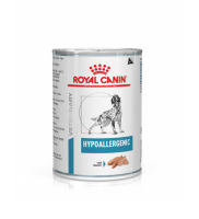 (6  กระป๋อง) Royal Canin Hypoallergenic Canine Dog Food 400 gอาหารกระป๋องสุนัข ภูมิแพ้อาหาร