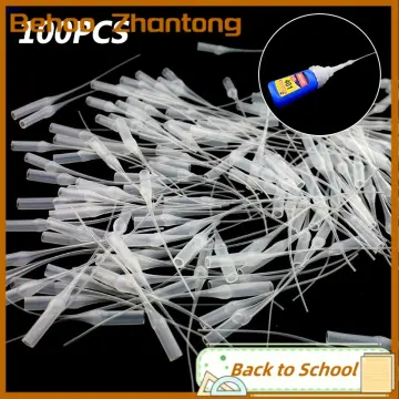 1pc Reuse White Plastic Bottle Squeeze Glue Applicator Paper Quilling  Needle Tip
