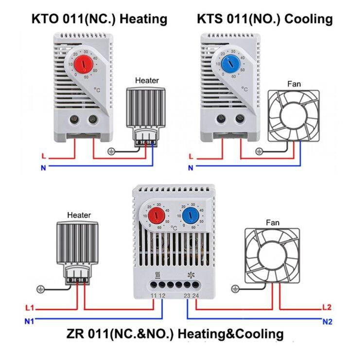 djrgs-0-60c-ราง-bimetallic-zr011เปิดสวิตช์ควบคุมอุณหภูมิอุปกรณ์ควบคุมอุณหภูมิเทอร์โมสตัดปกติ