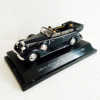 Diecast 1:43 Scale Simulation 1938 Mussolini Alloy Die-cast Car Model Metal Boys Gift Collection Ornaments Display Kids Toys