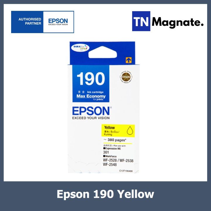 หมึกพิมพ์-epson-190-bk-c-m-y-เลือกสี